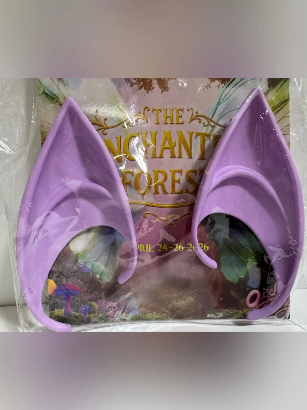 Lavender Fairy Elf Ears Costume Cosplay 4” The Enchanted Forest April 2026